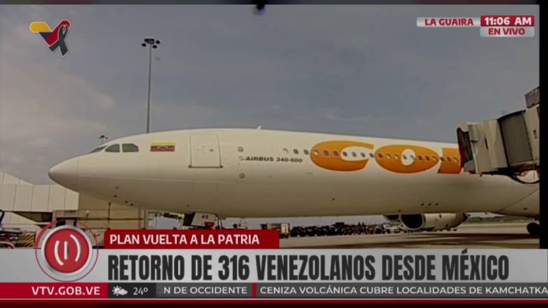 316 nuevos connacionales retornaron a Venezuela desde México (+Plan Vuelta a la Patria)