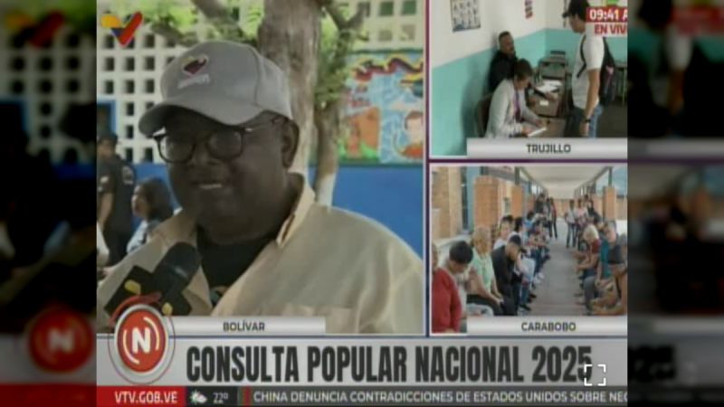Bolivarenses destacaron la organización en la II Consulta Popular Nacional 2025