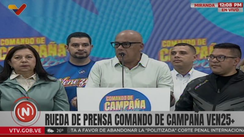 Jorge Rodríguez: Que cada voto sea para rechazar a quienes pidieron sanciones
