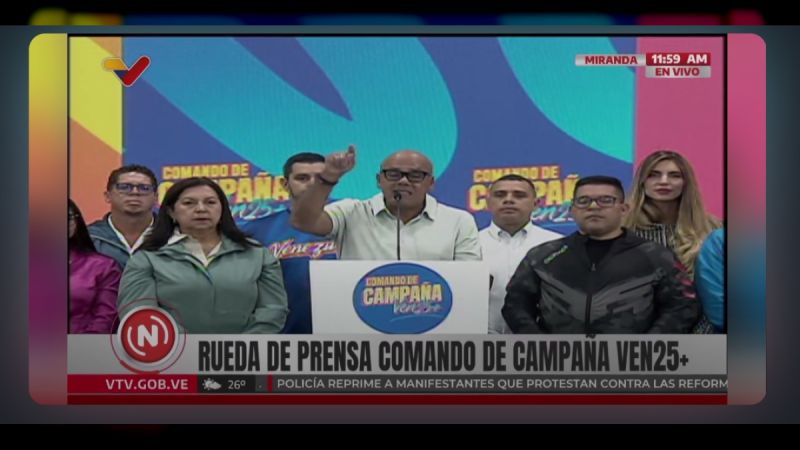 Jorge Rodríguez: Está elección es una nueva oportunidad para eliminar de la faz de esta tierra al extremismo