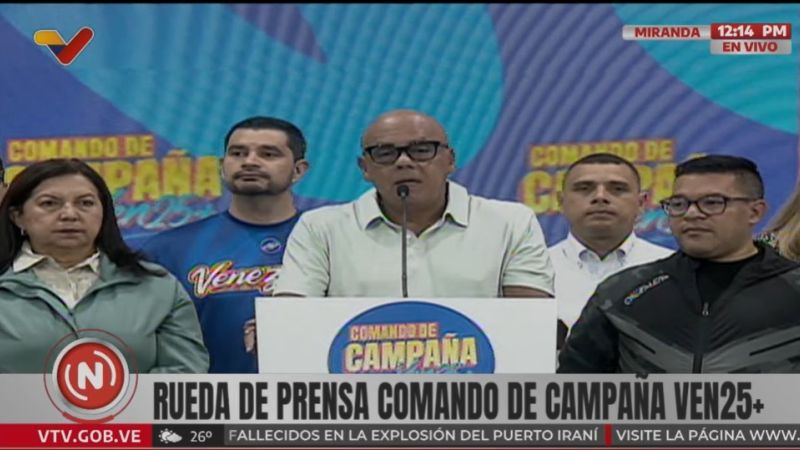 Jorge Rodríguez: El 25 de mayo Veenzuela volverá a una lección de democracia