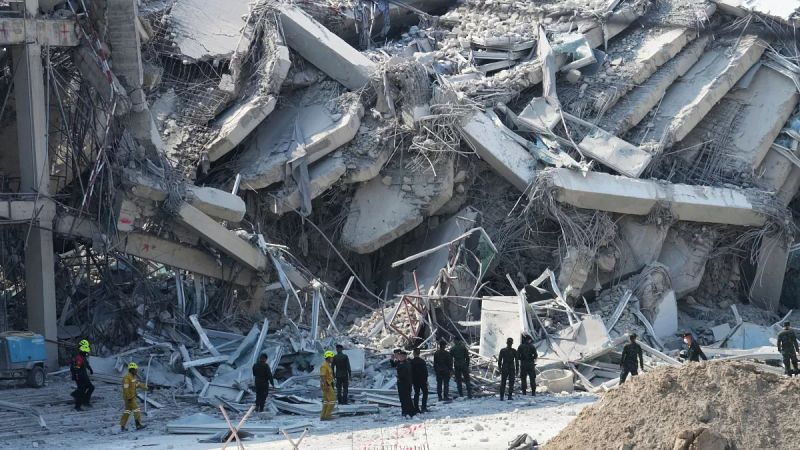 Aumenta a 3 mil 798 cifra de muertos por el terremoto en Myanmar
