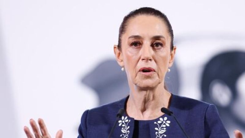 Sheinbaum rechazó la propuesta de Trump sobre el envío de militares a México