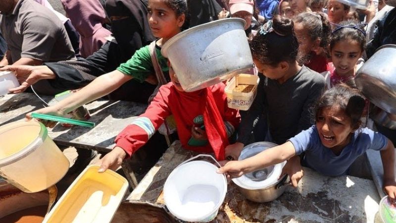 Más de 70 mil niños se encuentran internados por desnutrición severa en Gaza