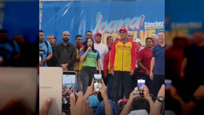 ARAGUA-FRANCISCO LINARES ALCÁNTARA / Joana Sánchez:  El 25M vamos a darle una pela a la oposición