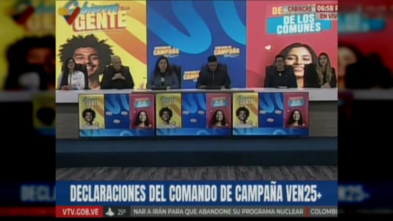 Comando de Campaña Ven25+ felicita a la maquinaria electoral, GPPSB y Pueblo por simulacro de este 10M