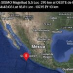 Sismo de magnitud 5.8 sacude el centro de México
