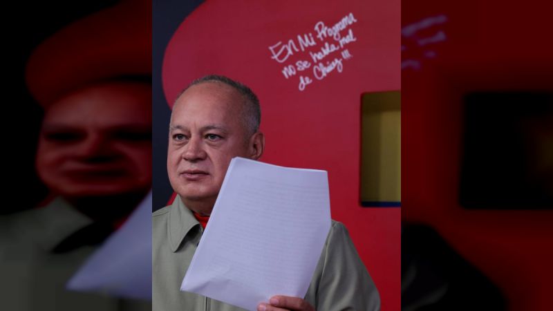 Diosdado Cabello: Yo no ataco a nadie, yo defiendo a Venezuela