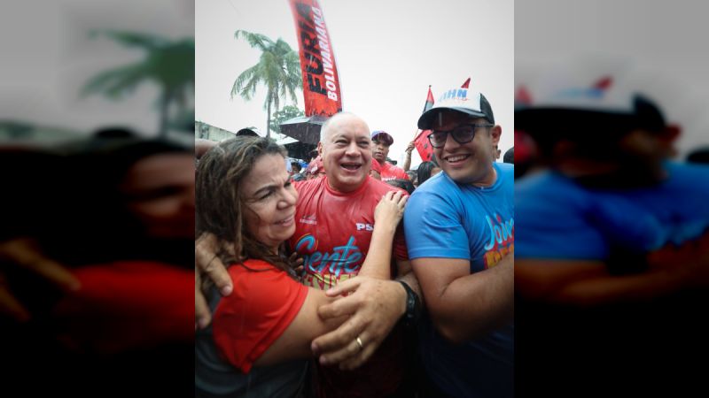 COJEDES-EZEQUIEL ZAMORA / Cabello sobre el candidato John Moreno: ¡Aquí está el cambio para Cojedes!