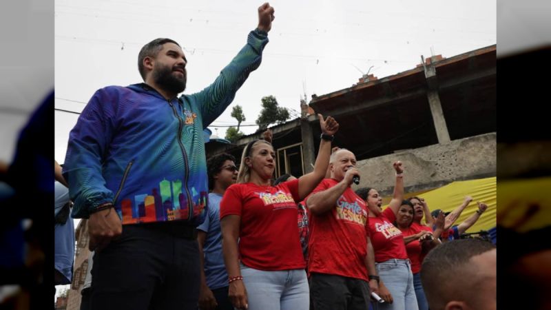 CARACAS-SUCRE / Cabello sobre los candidatos GPP: Estos son los del Pueblo, Chávez y Nicolás
