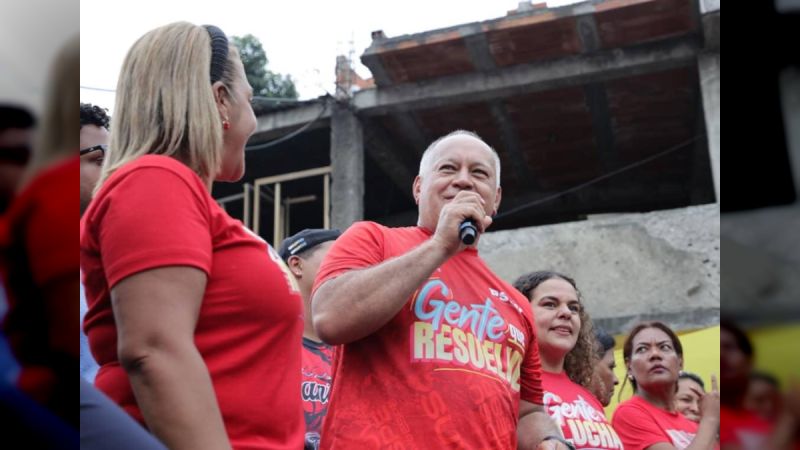 CARACAS-SUCRE / Cabello denuncia planes de Simonovis y Machado para generar violencia
