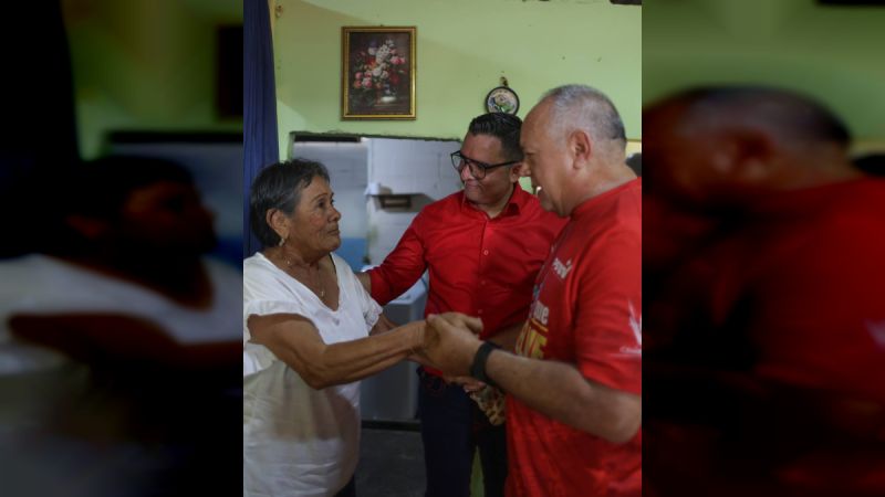 MÉRIDA-LIBERTADOR / Cabello: Más del 95 % de los venezolanos quiere vivir en paz