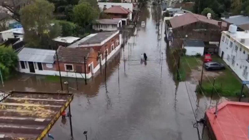 Varios desaparecidos tras un temporal en la provincia de Buenos Aires