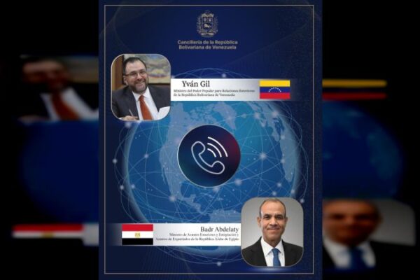 Venezuela y Egipto avanzan en la cooperación gasífera y cultural