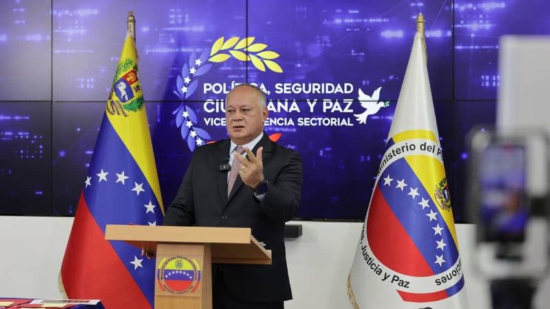 Vicepresidente sectorial Cabello: Capturamos a un grupo de venezolanos con artefactos explosivos