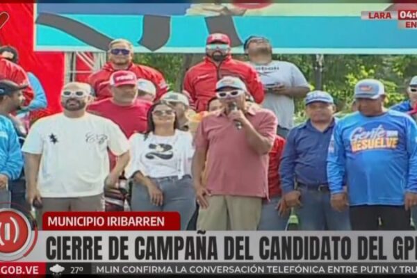 LARA-IRIBARREN / Jorge Rodríguez: ¡Con Reyes Reyes se garantizará la fuerza y el futuro!