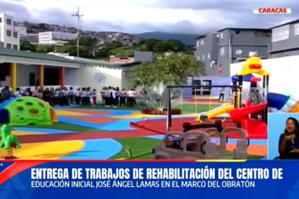 Obratón: Gobierno Bolivariano rehabilitó Centro de Educación Inicial José Ángel Lamas en Artigas