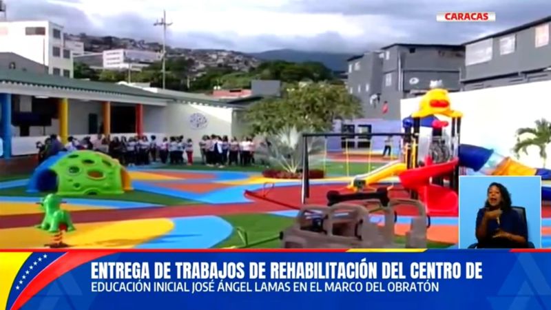 Obratón: Gobierno Bolivariano rehabilitó Centro de Educación Inicial José Ángel Lamas en Artigas