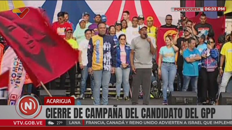 PORTUGUESA-PÁEZ / Jorge Rodríguez:  Primitivo Cedeño ha construido junto a su Pueblo un estado de prosperidad