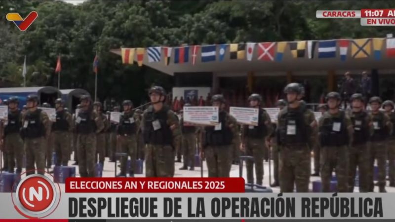 FANB inició despliegue de la Operación República para este 25-M