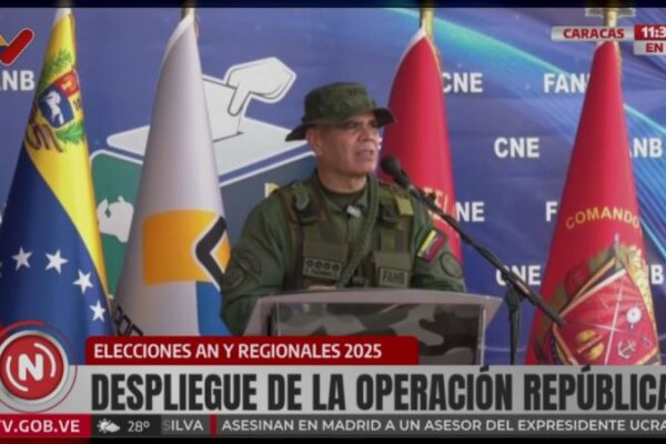 Ministro Padrino: Más de 412 mil efectivos de la FANB se despliegan en todo el país en Operación República