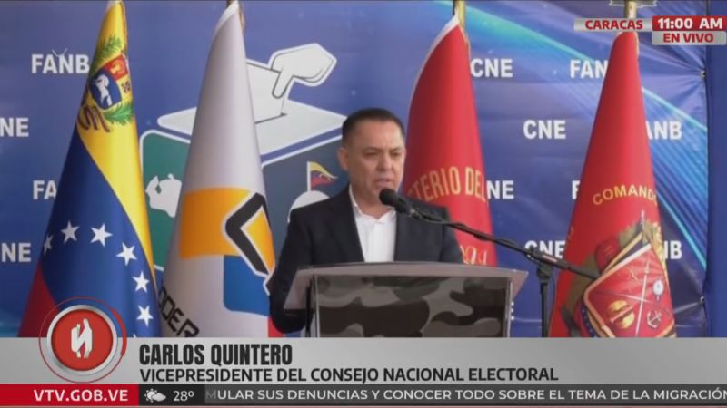 Vicepresidente del CNE: Más de 490 mil funcionarios están desplegados para garantizar derecho al voto este 25-M