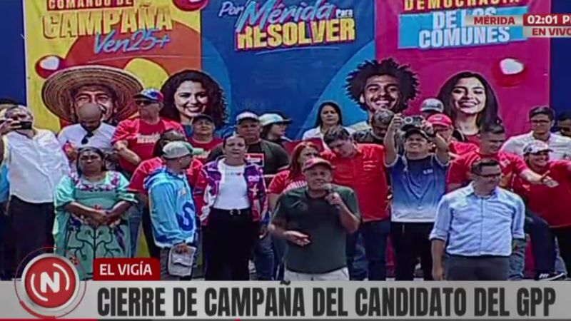 MÉRIDA-EL VIGÍA / Jorge Rodríguez: La oposición ahora piden votos cuando ante pedían muerte y destrucción