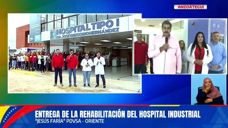 Jefe de Estado entrega hospital José Gregorio Hernández en Monagas: Seguimos haciendo mucho con poco