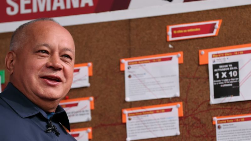 Diosdado Cabello: En la Revolución Bolivariana la prioridad es la paz de los venezolanos