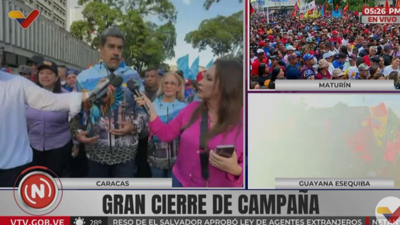 CARACAS-LIBERTADOR / Nicolás Maduro: En Venezuela se vive en una nueva democracia en la que decide el Pueblo