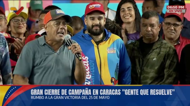 CARACAS-LIBERTADOR / Candidato Jorge Rodríguez: No caigamos en triunfalismos y trabajemos hasta conquistar la victoria más hermosa