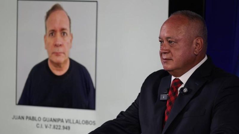 Ministro Cabello: Con Juan Pablo Guanipa cae toda una red de terrorismo en Venezuela