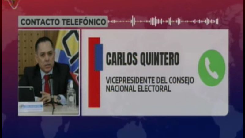Vicepresidente del CNE confirma que el 99.30% de las máquinas electorales han sido instaladas