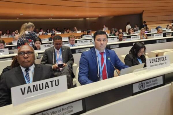 Venezuela ratificó su compromiso con la salud pública en la 78ª Asamblea Mundial de la Salud Venezuela ratificó su compromiso con la salud pública en la 78ª Asamblea Mundial de la Salud
