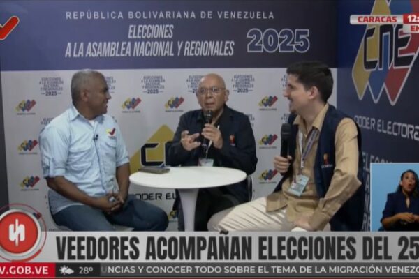 Veedores internacionales: No se pueden aceptar los discursos de odio y violencia Veedores internacionales: No se pueden aceptar los discursos de odio y violencia