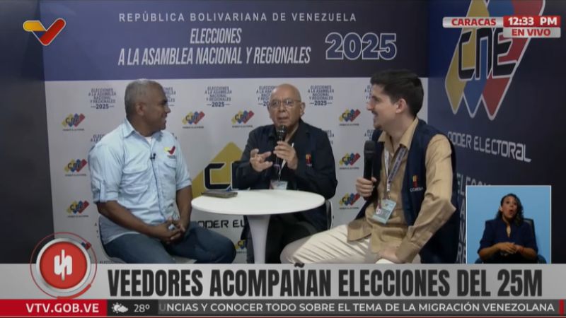 Veedores internacionales: No se pueden aceptar los discursos de odio y violencia