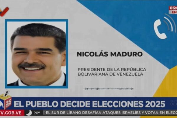 Presidente Maduro a los venezolanos: ¡Vota por la paz, por la Patria bonita!