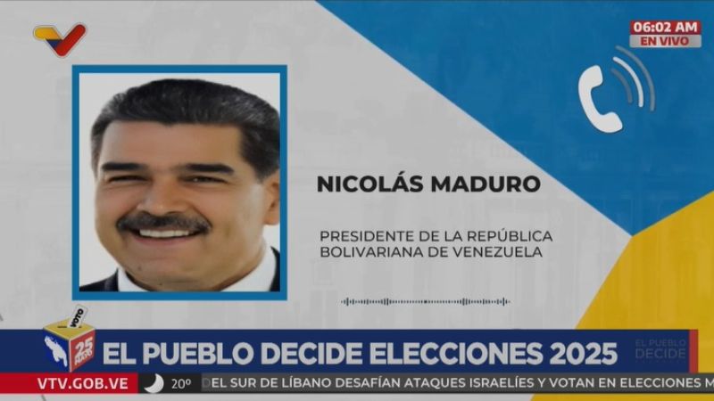Presidente Maduro a los venezolanos: ¡Vota por la paz, por la Patria bonita!