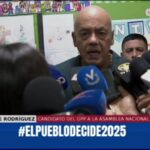 Jorge Rodríguez: Proceso electoral transcurre en paz y con una importante afluencia de venezolanos