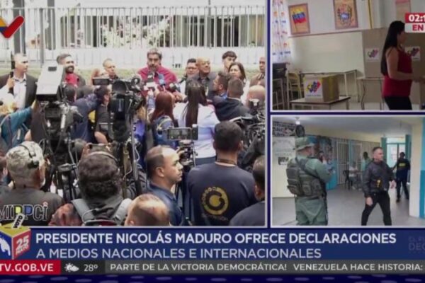 Presidente Maduro: Logramos hacer la elección sin incidentes derrotando a la violencia terrorista