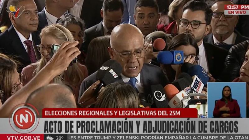 Jorge Rodríguez a diputados opositores: Esperamos que contribuyan a hacer un trabajo constructivo