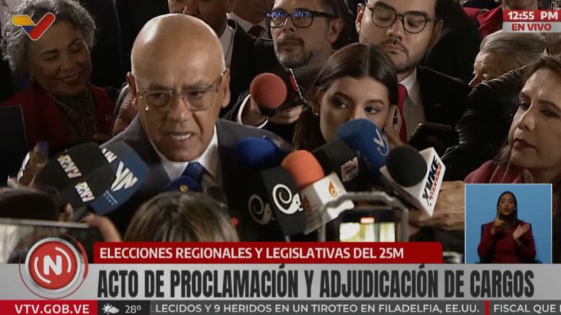 Jorge Rodríguez: Con la elección del 25 de mayo se abre una página hacia la modernización