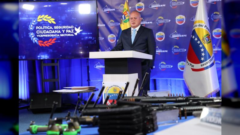 Cabello a los organismos de seguridad del Estado: Nuevamente garantizaron la paz de los venezolanos y venezolanas