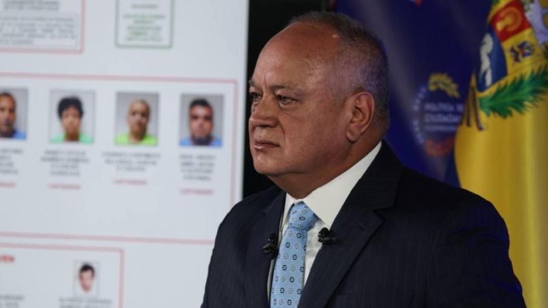 Diosdado Cabello: Noboa está vinculado activamente a las mafias del narcotráfico mundial