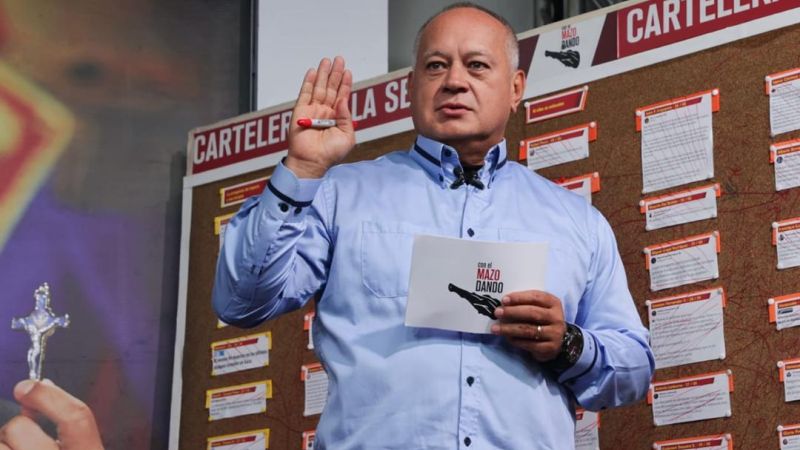 Cabello sobre defensa del palangrista Miguel Ángel Rodríguez a Noboa: ¡Ya sé quien te rellena pan canilla! El narcotráfico te paga