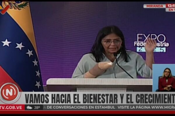 Delcy Rodríguez informó que Venezuela está quinta en el ranking como emprendedor mundial