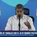 Presidente Maduro lidera reunión con Alto Mando Político, Militar y autoridades electas por el Pueblo