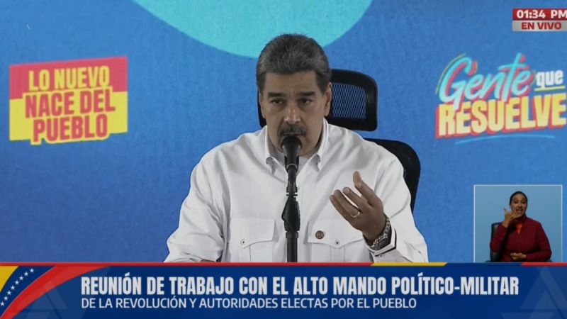 Presidente Maduro lidera reunión con Alto Mando Político, Militar y autoridades electas por el Pueblo