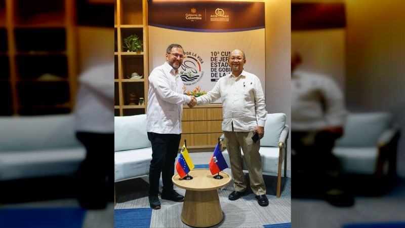 Canciller Gil:  Venezuela y Haití reafirman lazos de solidaridad y cooperación
