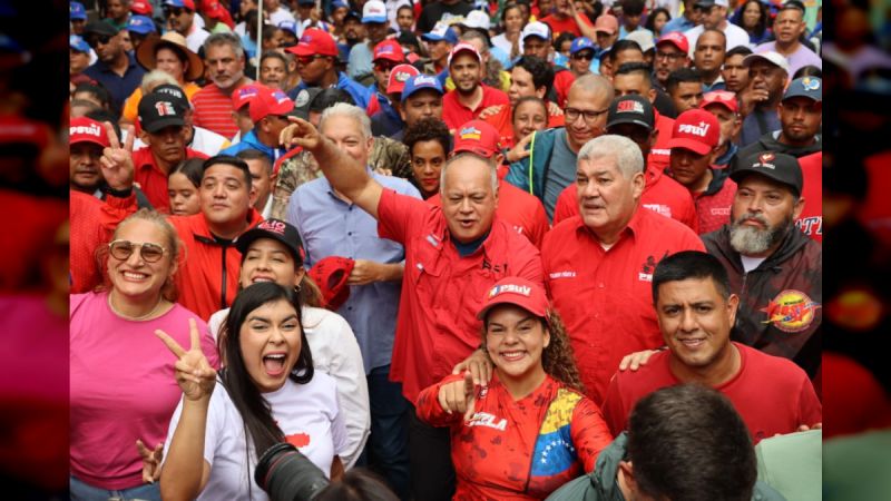 Cabello: Cuando hay una elección el Pueblo sale porque cree en su sistema electoral